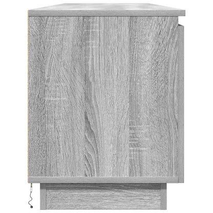TV cabinet with LED Grey sonoma 180 x 38 x 49 cm