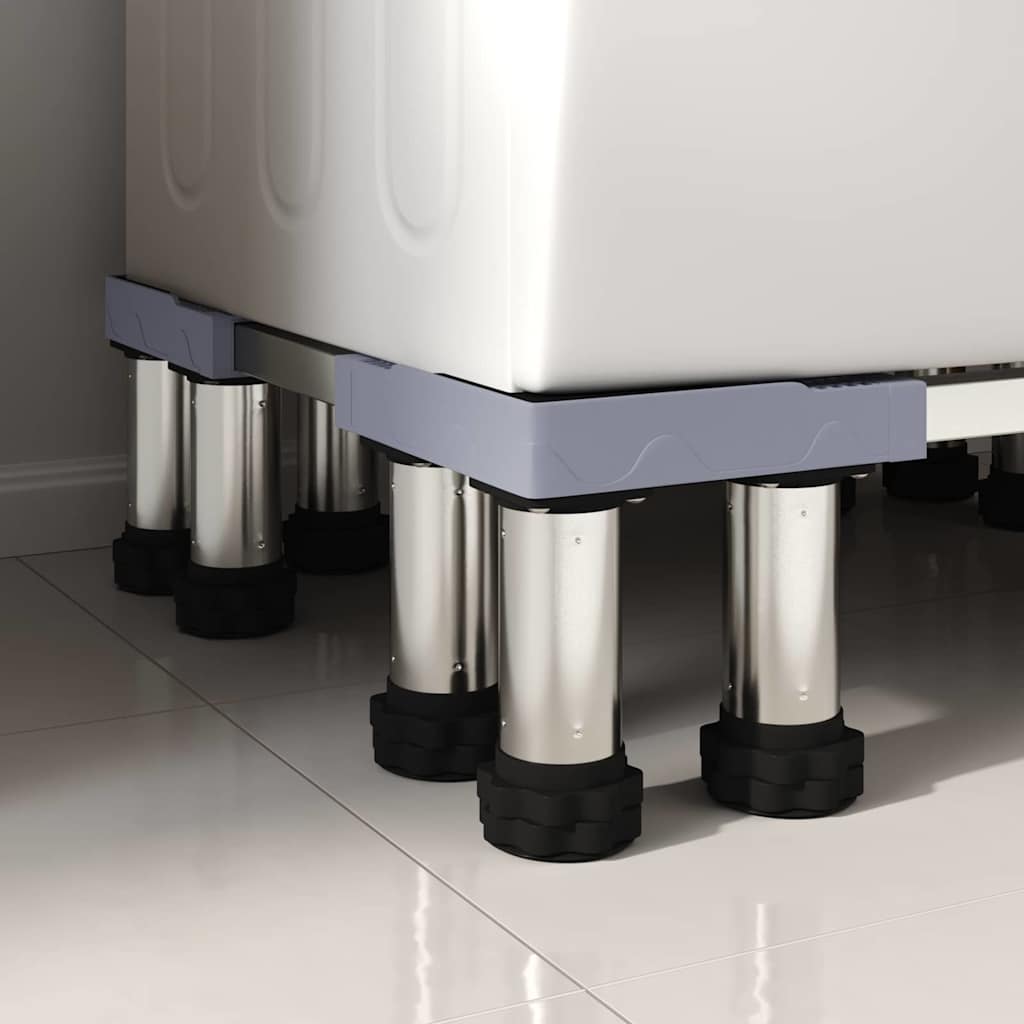 Washing Machine Base Manual Grey 67 x 67 x 21.5 cm Metal