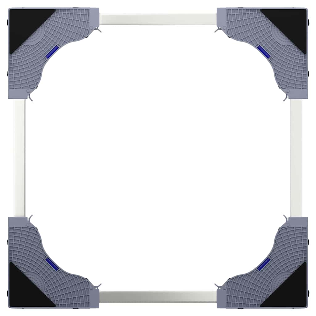 Washing Machine Base Manual Grey 67 x 67 x 21.5 cm Metal