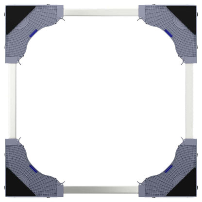 Washing Machine Base Manual Grey 67 x 67 x 21.5 cm Metal