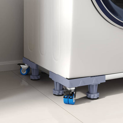 Washing Machine Base Manual Grey 66 x 66 x 12 cm Metal