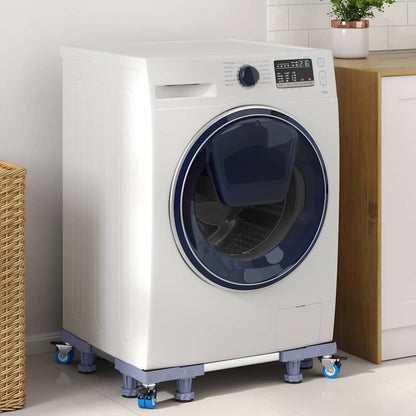 Washing Machine Base Manual Grey 66 x 66 x 12 cm Metal