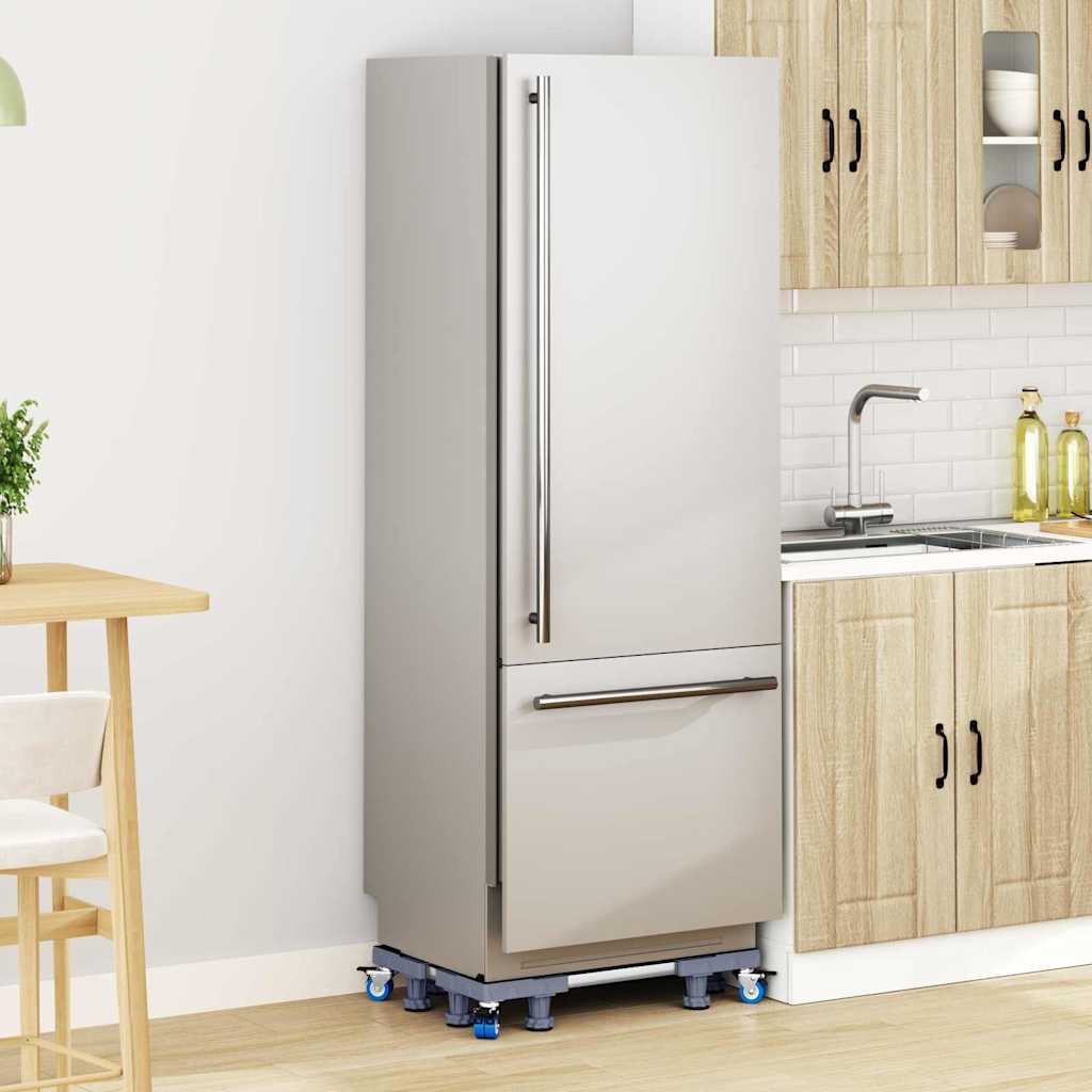 Washing Machine Base Manual Grey 66 x 66 x 12 cm Metal