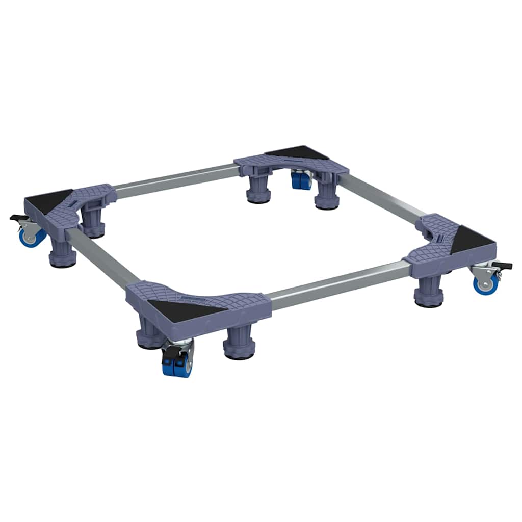 Washing Machine Base Manual Grey 66 x 66 x 12 cm Metal