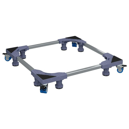 Washing Machine Base Manual Grey 66 x 66 x 12 cm Metal