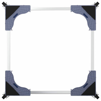 Washing Machine Base Manual Grey 66 x 66 x 12 cm Metal