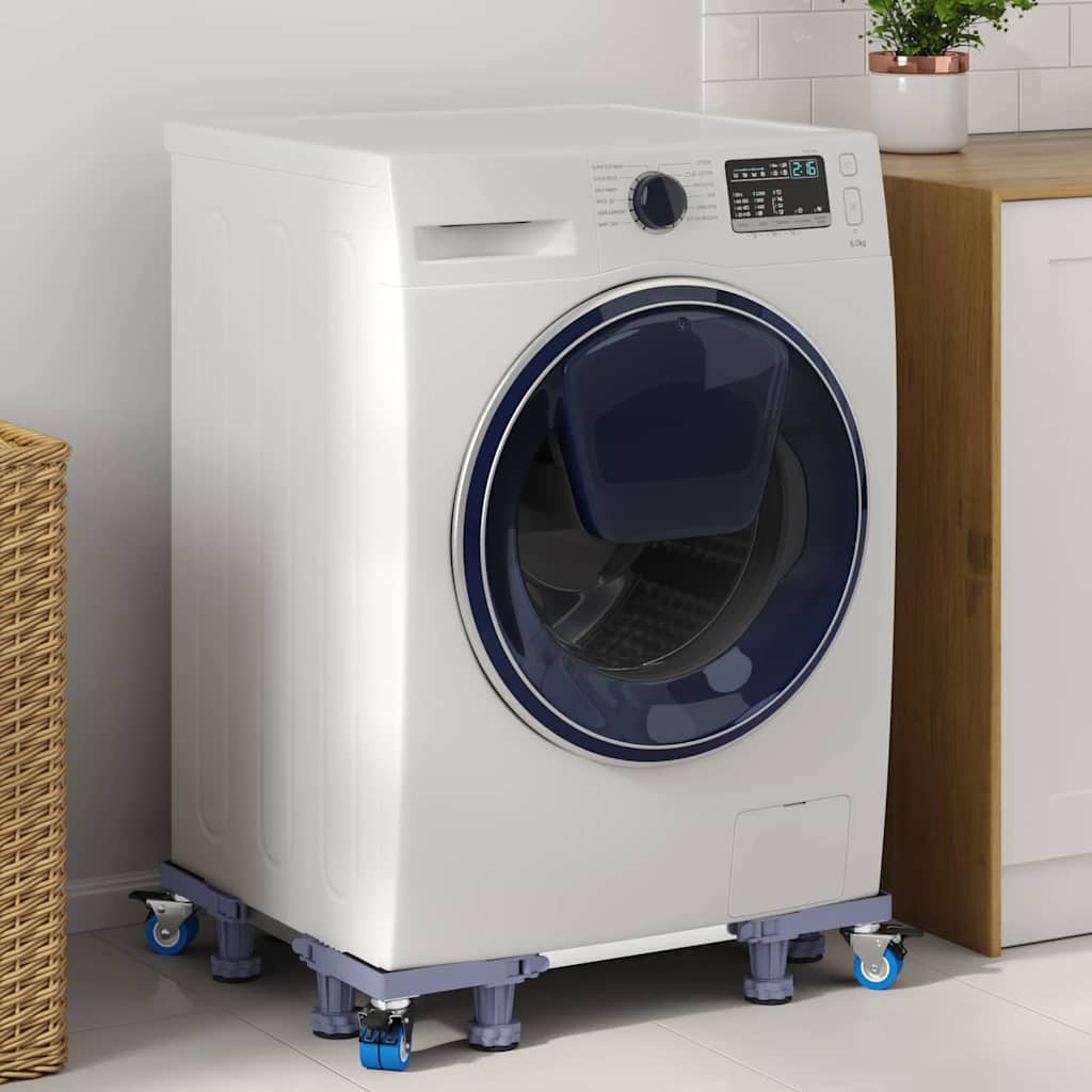 Washing Machine Base Manual Grey 67 x 67 x 12 cm Metal