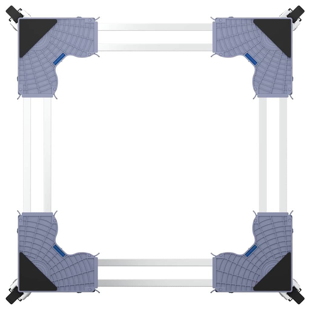 Washing Machine Base Manual Grey 67 x 67 x 12 cm Metal