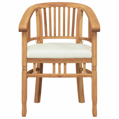 Garden Chairs 2 pcs Brown 63 x 58 x 89 cm Solid teak wood