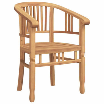 Garden Chairs 2 pcs Brown 63 x 58 x 89 cm Solid teak wood