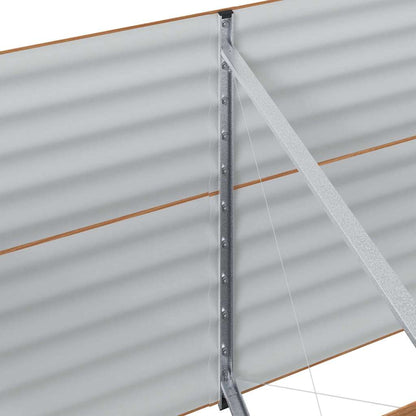 Garden Raised Bed Brown 240 x 80 x 81 cm Steel