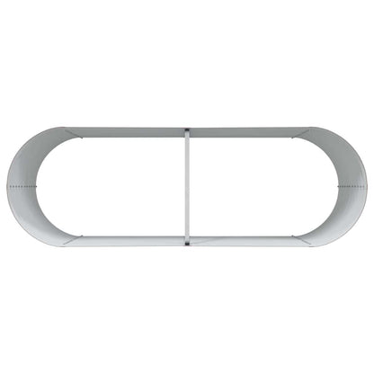 Garden Raised Bed Brown 240 x 80 x 81 cm Steel