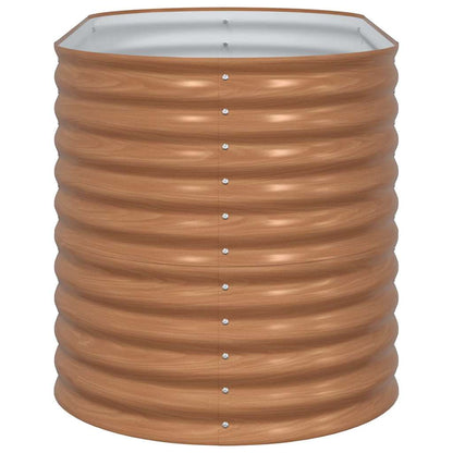 Garden Raised Bed Brown 160 x 80 x 81 cm Steel