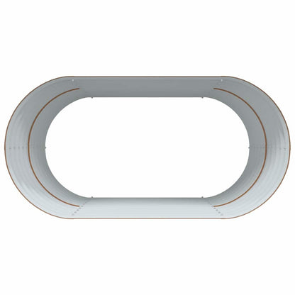 Garden Raised Bed Brown 160 x 80 x 81 cm Steel