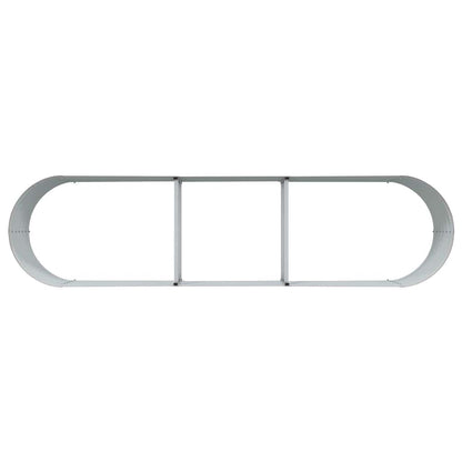 Garden Raised Bed Brown 320 x 80 x 44 cm Steel