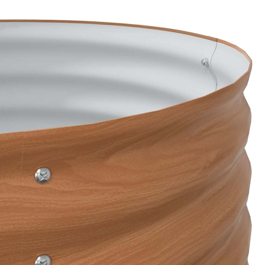 Garden Raised Bed Brown 160 x 80 x 44 cm Steel