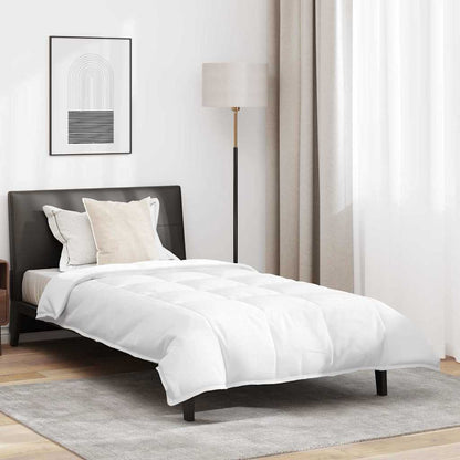 2-in-1 Duvet with Pillow 2 pcs White Down Feather