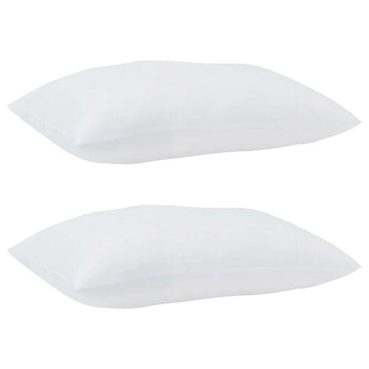 2-in-1 Duvet with Pillow 2 pcs White Down Feather