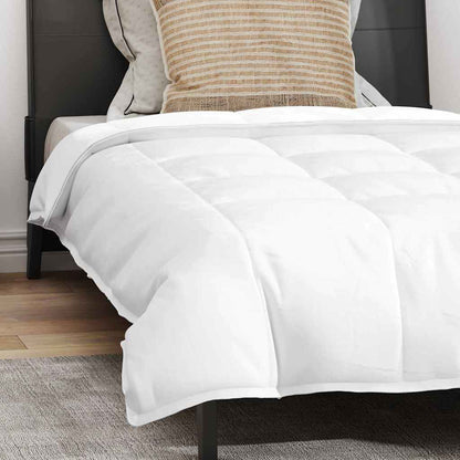 2-in-1 Duvet with Pillow 2 pcs White Down Feather