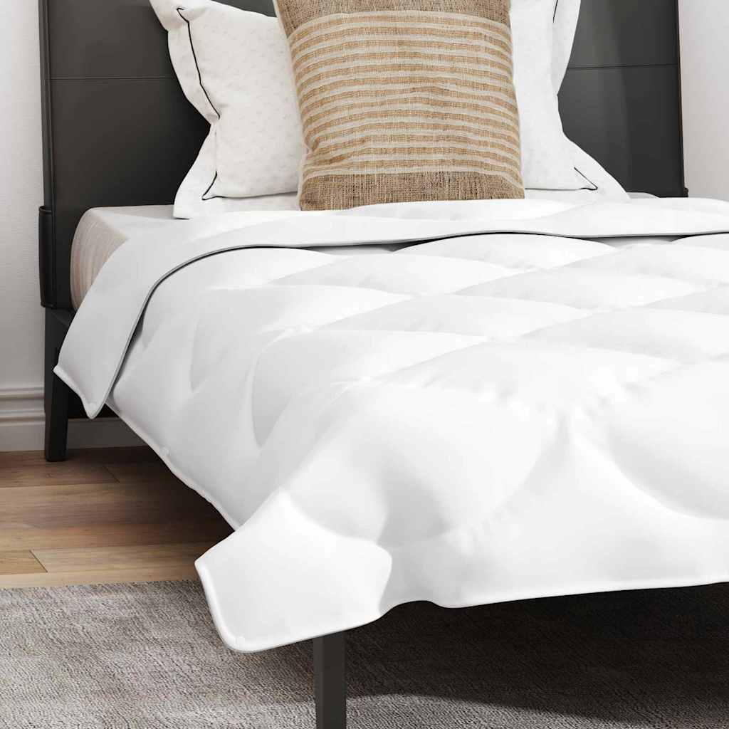 Duvet Set with Pillow 2 pcs White Microfibre