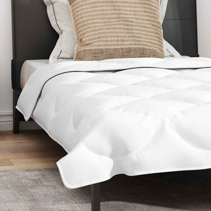 Duvet Set with Pillow 2 pcs White Microfibre