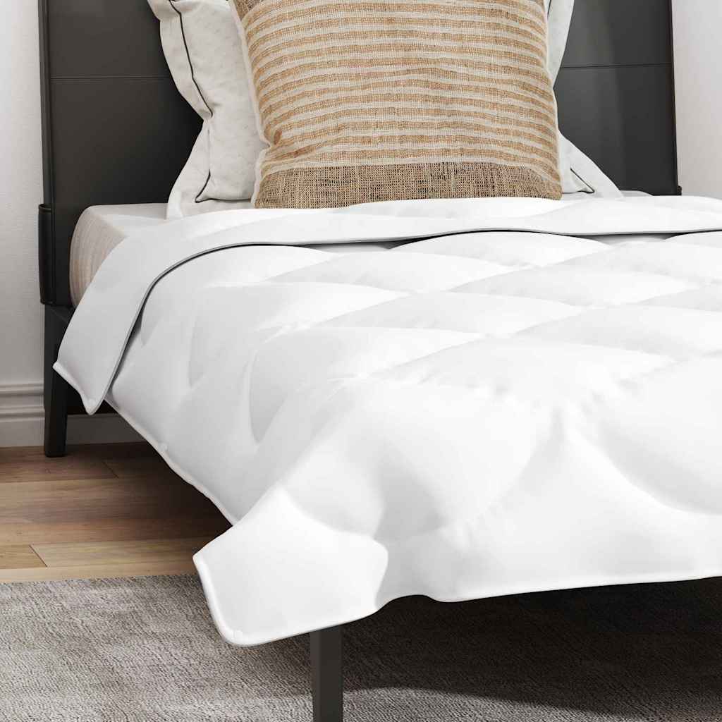 Duvet Set with Pillow 2 pcs White Microfibre