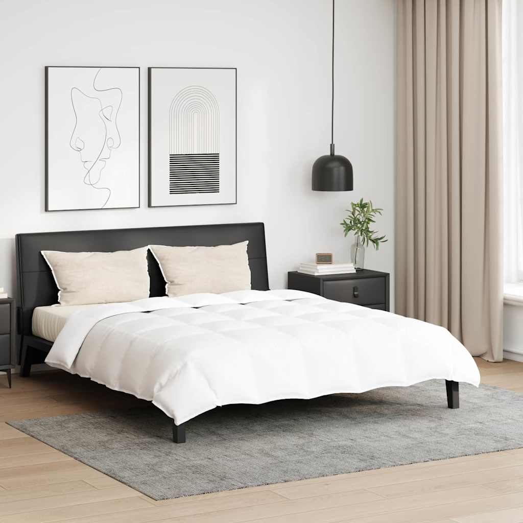 Duvet Set with Pillow 3 pcs White Down Feather