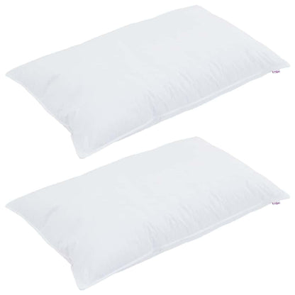 Summer Duvet with Pillow 3 pcs White Microfibre