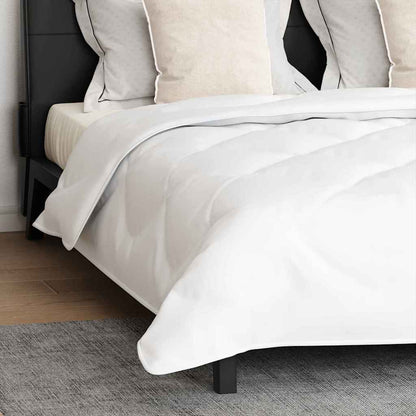 Duvet with Pillow 3 pcs White Microfibre