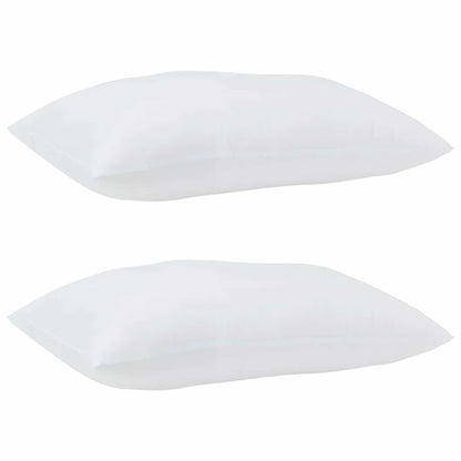 Duvet with Pillow 3 pcs White Microfibre