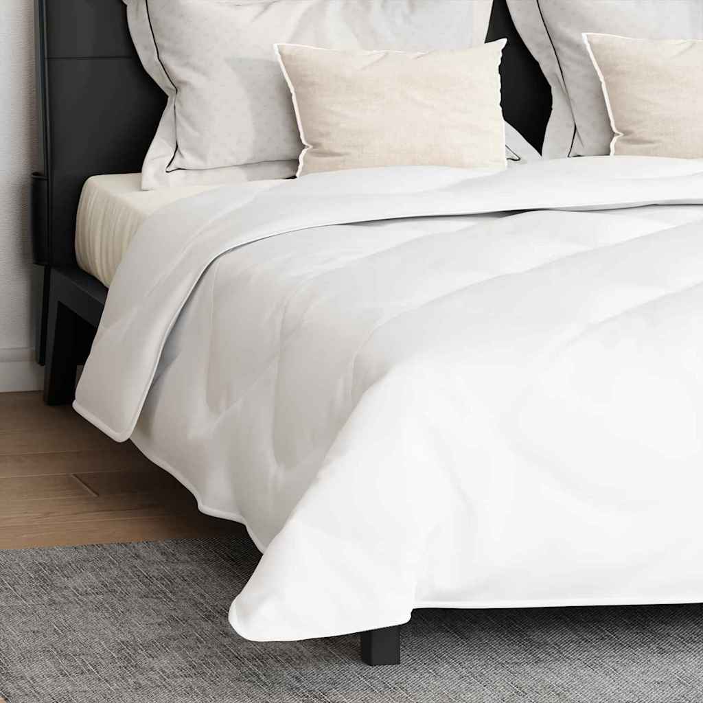 Duvet with Pillow 3 pcs White Microfibre