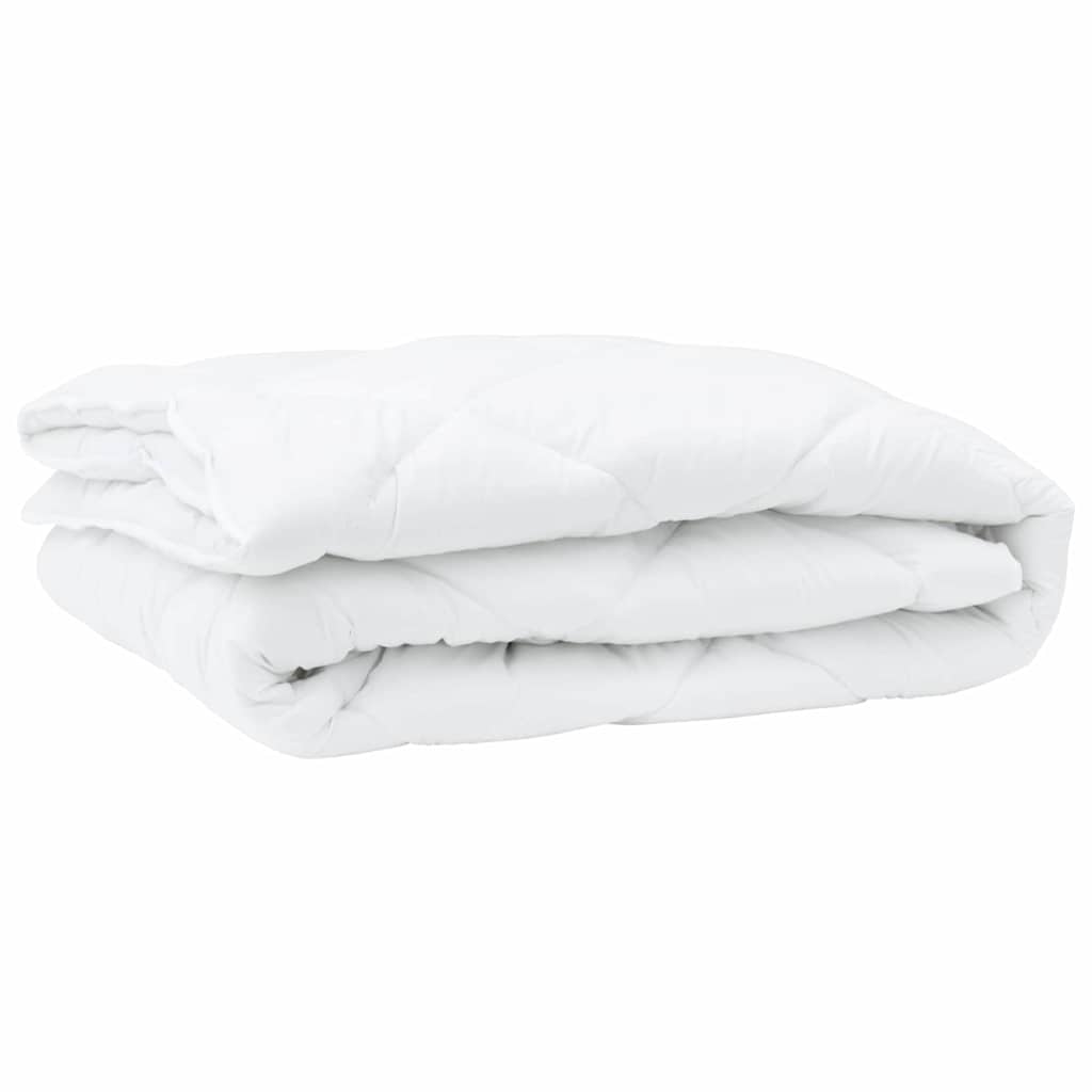Duvet with Pillow 3 pcs White Microfibre