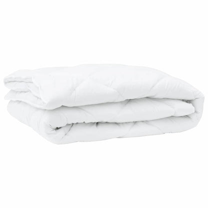 Duvet with Pillow 3 pcs White Microfibre