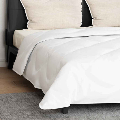 Duvet with Pillow 3 pcs White Microfibre