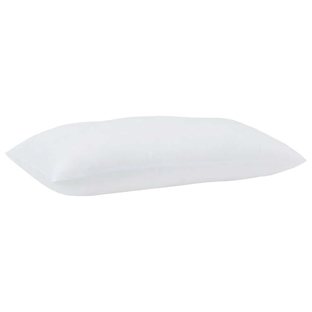 Duvet with Pillows 3 pcs White Microfiber and Down Feather