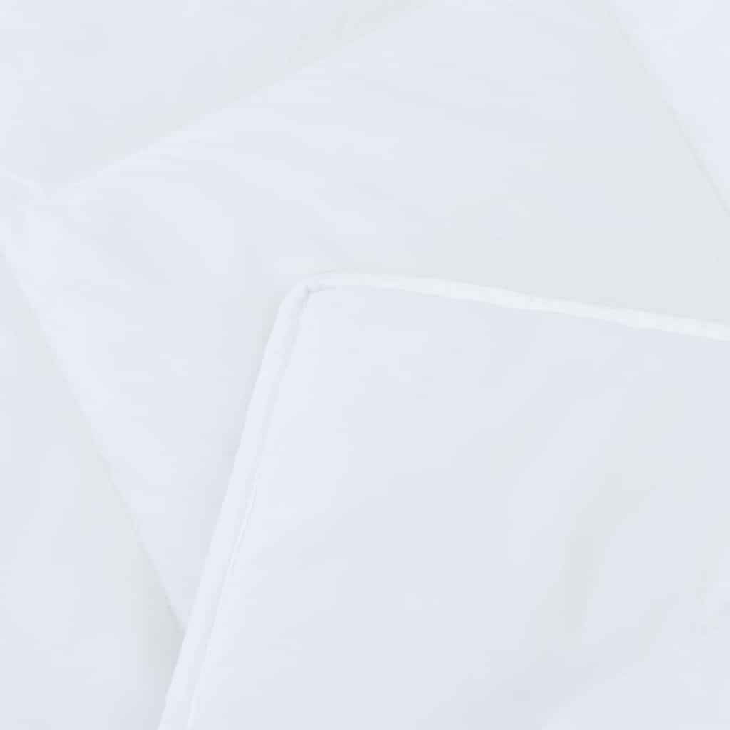 Duvet with Pillows 3 pcs White Microfiber and Down Feather