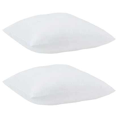 Duvet with Pillows 3 pcs White Microfiber and Down Feather