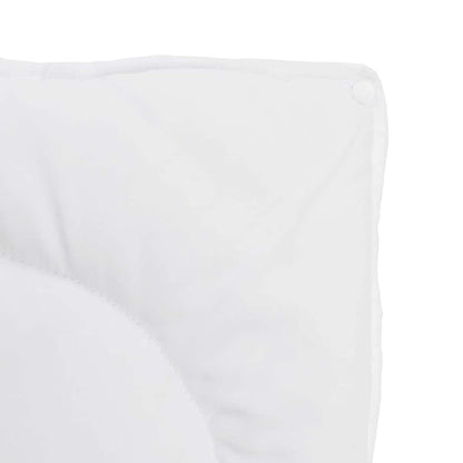 Duvet with Pillows 3 pcs White Microfiber and Down Feather