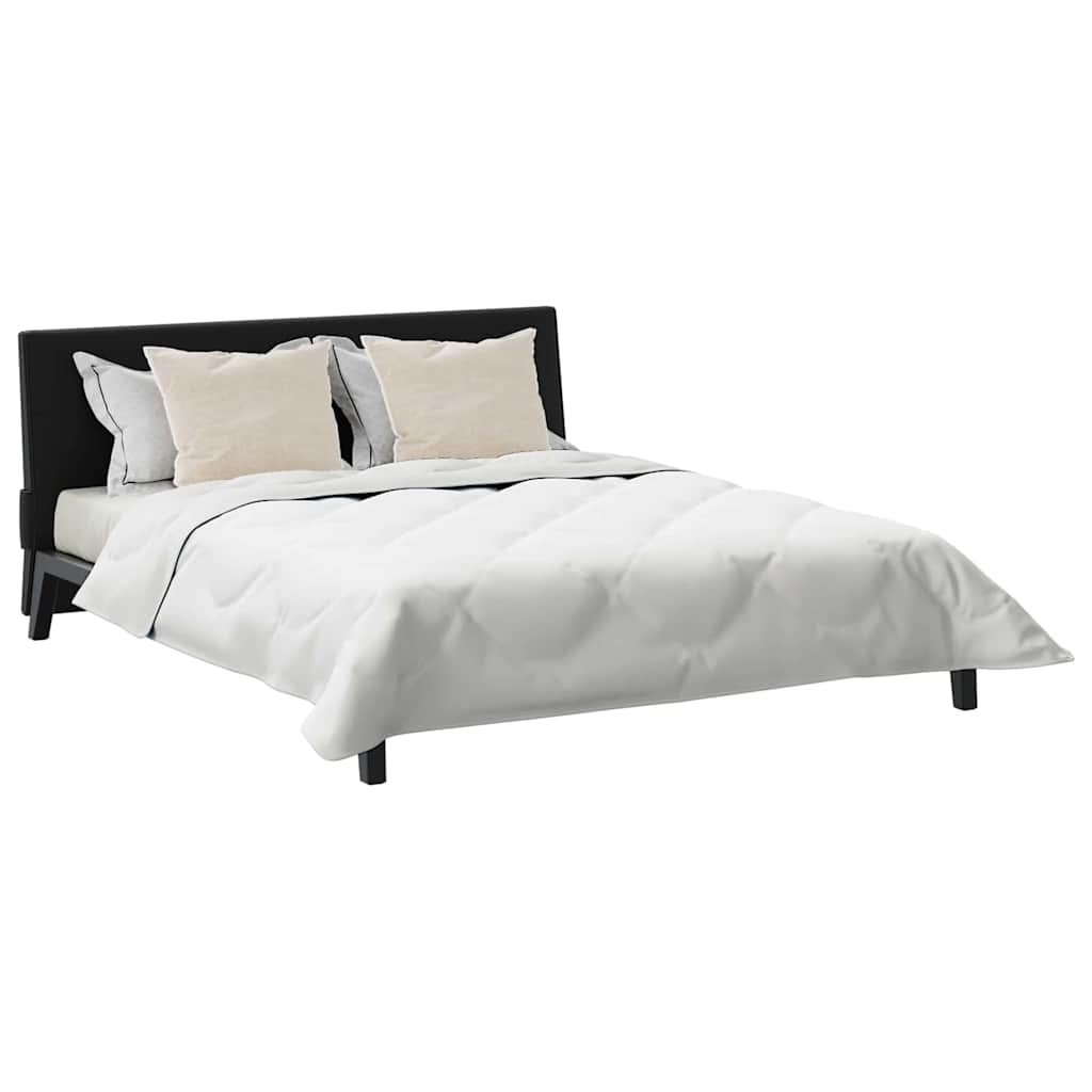 Duvet with Pillows 3 pcs White Microfiber and Down Feather