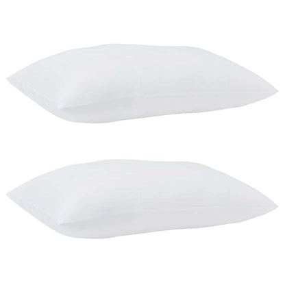 Duvet with Pillows 3 pcs White Microfiber and Down Feather