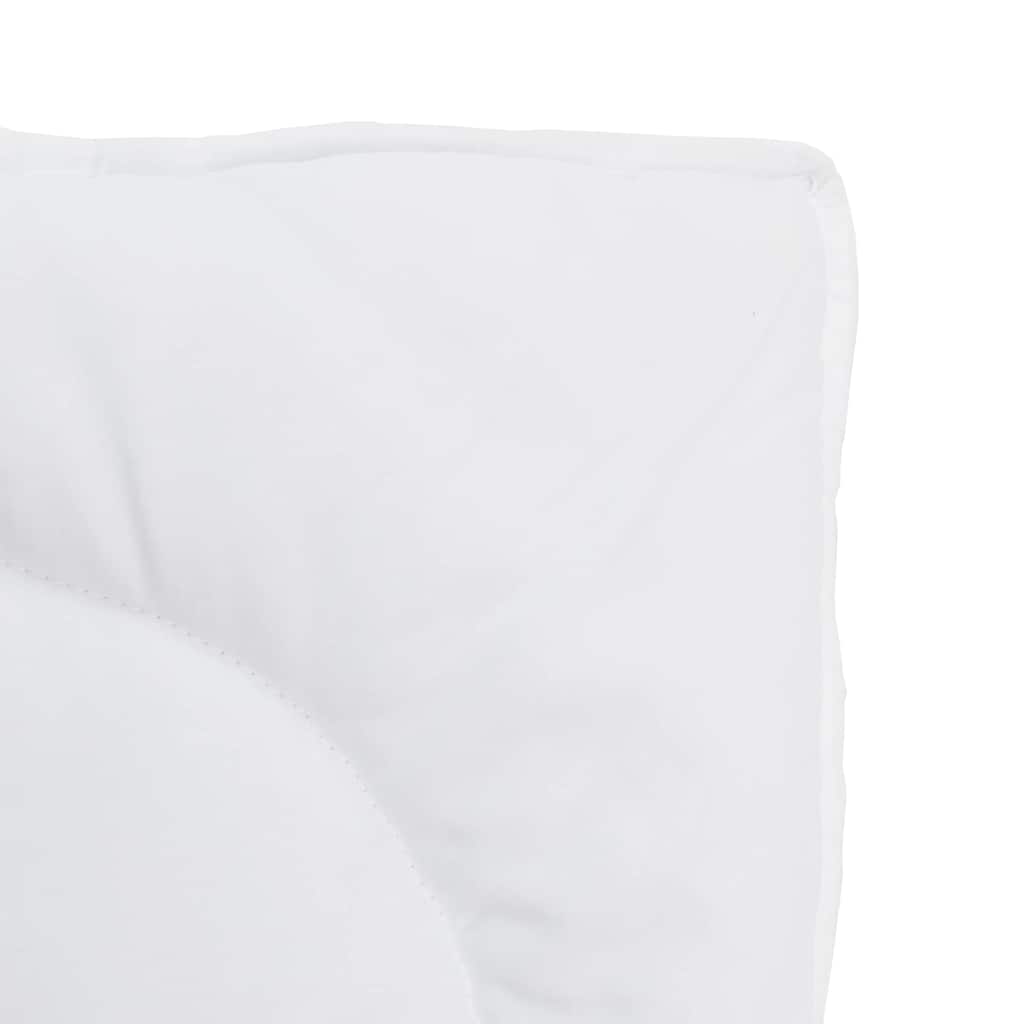 Duvet with Pillows 3 pcs White Microfiber and Down Feather