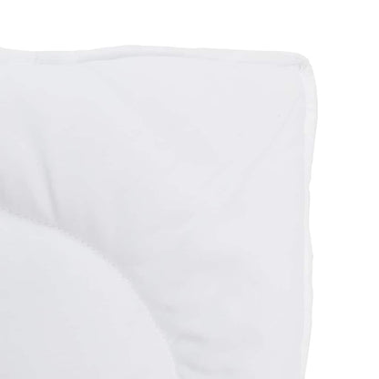 Duvet with Pillows 3 pcs White Microfiber and Down Feather