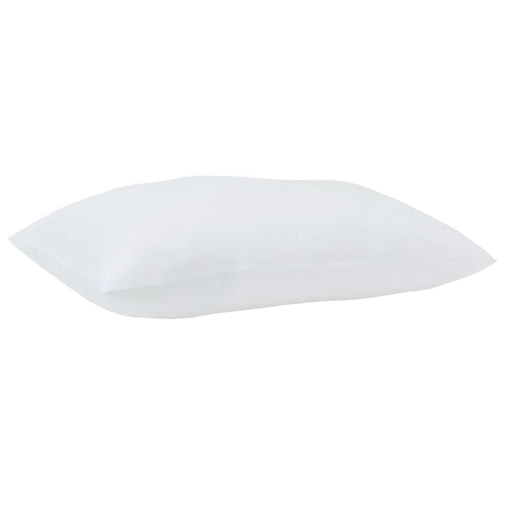 Duvet with Pillows 3 pcs White Microfiber and Down Feather