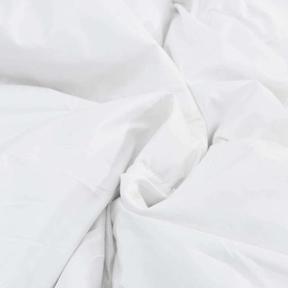 Duvet with Pillows 3 pcs White Microfiber and Down Feather