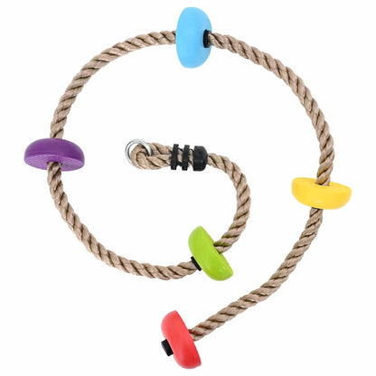Climbing Rope Multicolour 10.5 x 10.5 x 201 cm