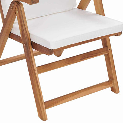 Garden Chair 4 pcs Brown 57 x 71.5 x 104cm Solid Teak wood