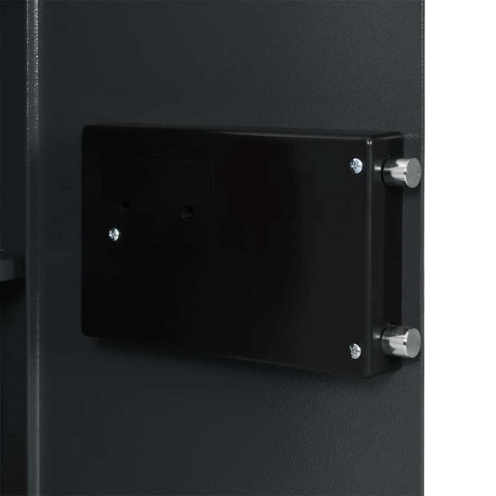 Digital Safe with Lock Dark grey 40 x 35 x 60 cm Steel