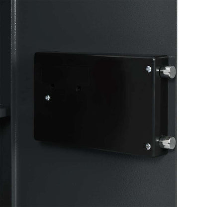 Digital Safe with Lock Dark grey 40 x 35 x 60 cm Steel