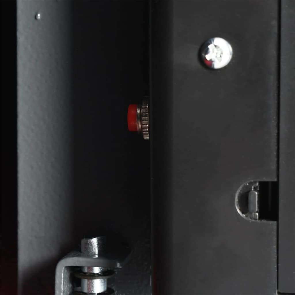 Digital Safe with Lock Dark grey 20 x 31 x 20 cm Steel