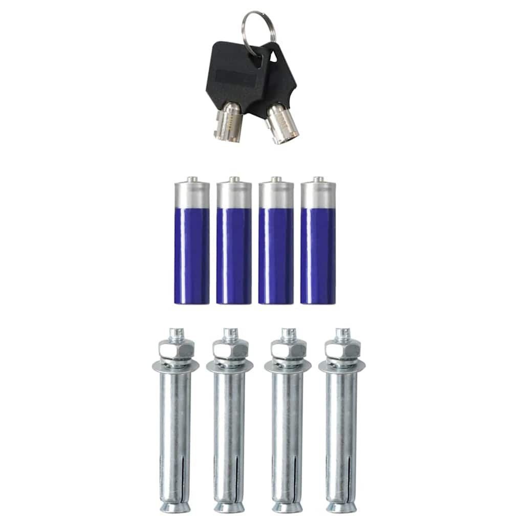 Digital Safe with Lock Dark grey 20 x 31 x 20 cm Steel